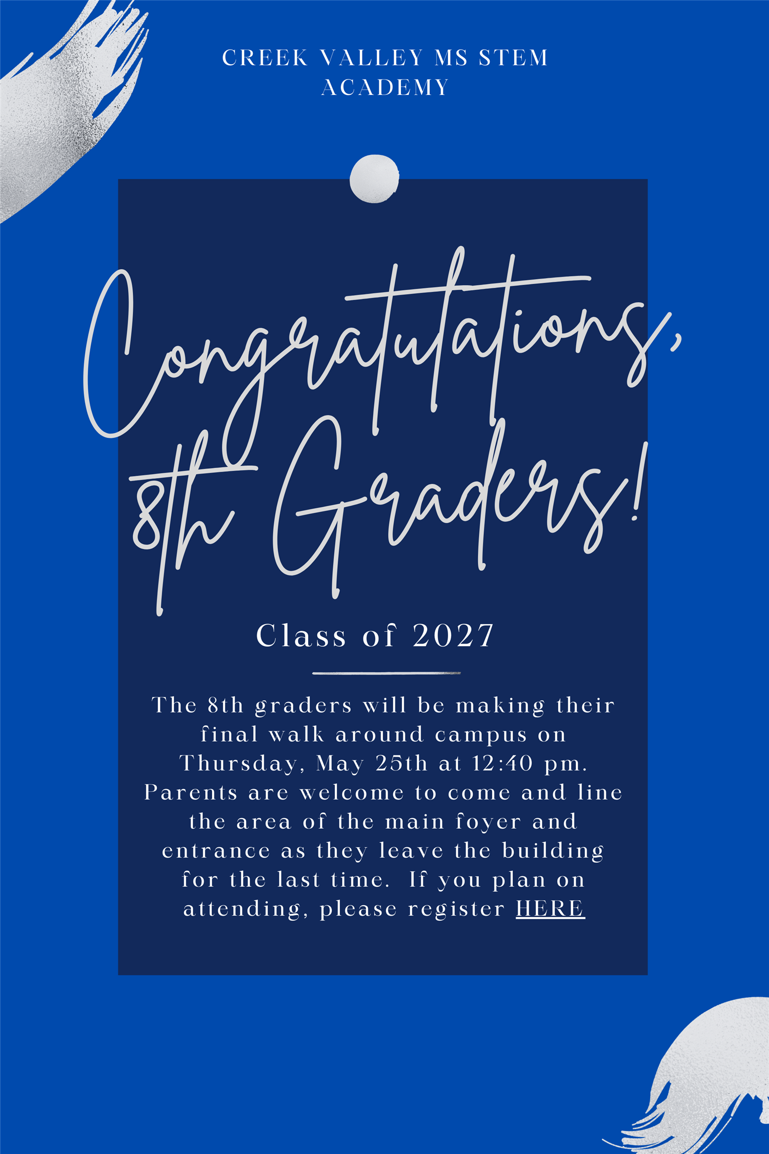  8th Grade Walk Details